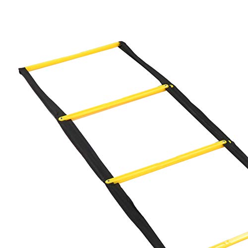 Speed Ladder for Football Footwork Training, Agile Speed Training Ladder with Anti - Slip Rungs, 14.4ft Fixed 10 - Rung Design with Carry Bag for Soccer Drills