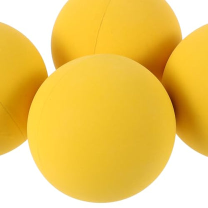BESTonZON 4-Pack High Elastic 2.16 Inch Hollow Core Training Balls for Sports Speed Agility Practice Indoor Outdoor