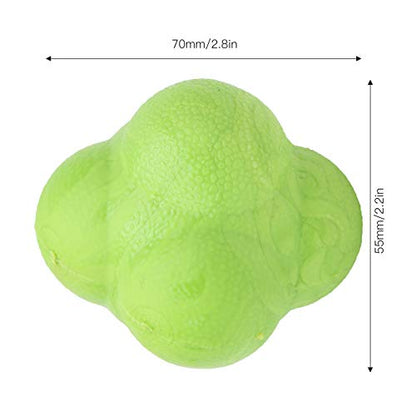 Reaction Ball, 3PCS Reflex Ball Bounce Reaction Balls Sports Reaction Balls Reactivity Ball Bounce Balls Speed Reflex Training Ball for Baseball Softball Reflex Agility Trainer
