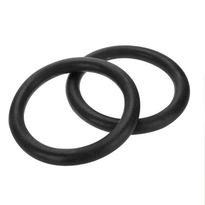 CLISPEED D Ring 2pcs Workout Ring Muscular Cross-Training Strength Bodybuilding Plastic Training Replacement Rings Gymnastic Bodyweight Black for Workouts Cross Gym Fitness