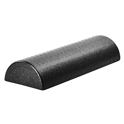 Yes4All High-Density EPP Half Round Back Roller Foam, Exercise Foam Roller for Yoga, Pilates & Stretching - 12, 18, 24, 36 inch - color: Black, style: 18 inch