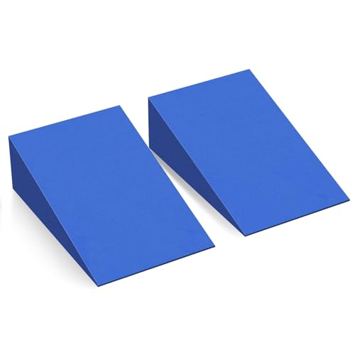 Foam Wedge Slant Board, 2-pcs Update Calf Stretcher, Squat Wedges for Yoga, Foot Rehabilitation and Stretching, and Physical Therapy
