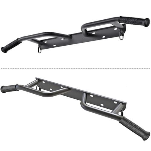 SELEWARE Heavy Duty Welded Pull Up Bar Wall/Joist/Ceiling Mount Chin Up Bar - color: C1: Black Wall Mount Pull Up Bar