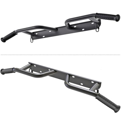 SELEWARE Heavy Duty Welded Pull Up Bar Wall/Joist/Ceiling Mount Chin Up Bar - color: C1: Black Wall Mount Pull Up Bar