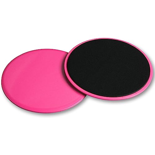 DRUNA Core Sliders for Exercise Dual-Sided Gliding Discs for Abs, Full Body Workout, Home Gym, Pilates, and Yoga Smooth on Carpet & Hard Floors Compact & Portable Fitness Sliders