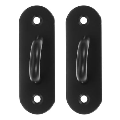 Beavorty 2pcs Resistance Band Wall Anchor Hooks Heavy Duty Stainless Steel Exercise Strap Mount for Home Gym Fitness and Strength Training