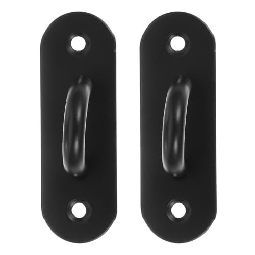 Beavorty 2pcs Resistance Band Wall Anchor Hooks Heavy Duty Stainless Steel Exercise Strap Mount for Home Gym Fitness and Strength Training