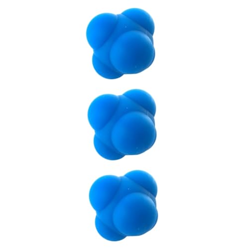 2pcs Hexagonal Silicone Reaction Training Agility Test and Coordination Workout Tool for Men and Women Bouncing for Speed and Improvement Indoor Exercise Equipment