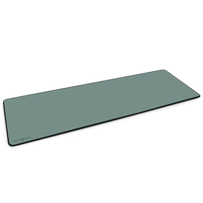 MICRODRY Multi-Purpose Fitness Mat, Cushioned & Non-Slip Foam for Yoga, Pilates, HIIT, Skid-Resistant and Tear-Resistant, 24"x72" with Carry Strap - color: Teal