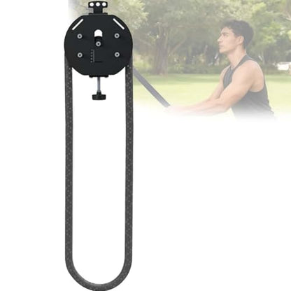 Endless Rope Trainer For Home Gym, Adjustable Resistance Cable Pulley Machine (3-30kg/6.6-66lb), Suspension Infi-nity Rope For Full Body Workout, Hiit, Rehab, Boxing, For Arms Back