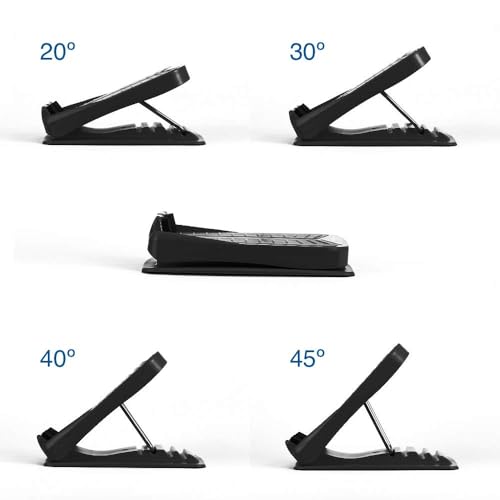 StrongTek Portable Slant Board, Lightweight 3.7 lbs, 5-Level Adjustable Calf Stretch Board (20°–50°) with Non-Slip Surface for Safe Stretching, Improved Ankle Flexibility, Balance & Rehab Anywhere