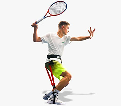 VPX Tennis Swing Trainer Increases Power, Exit Ball Velocity, Shot Accuracy, & Serve Speed, Improves Forehand, Backhand, Slice, & Compression Racket Torque, For Men, Women, Boys, Girls, & Kids