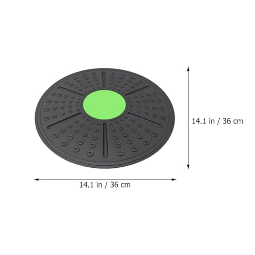 Yoga Balance Board and Equilibrium Training Pedal, Non-slip Green Sensory Balance Trainer for Fitness and Rehabilitation Exercise at Home