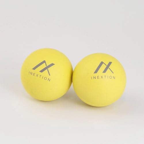 Therapy Massage Balls (2-Pack), High-Density Fascia Balls for Targeted Muscle Relaxation & Daily Recovery - Dawn Yellow + Dawn Yellow (50D+50D) - color: Dawn Yellow + Dawn Yellow (50d+50d)