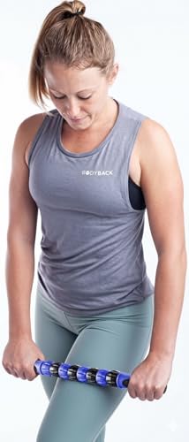 Body Back Buddy Classic Blue & Massage Stick Bundle for Muscle Pain Relief - color: Blue