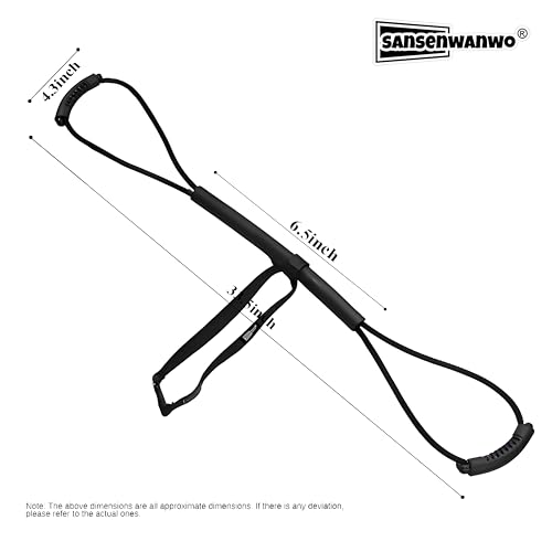 𝘀𝗮𝗻𝘀𝗲𝗻𝘄𝗮𝗻𝘄𝗼 Boxing Resistance Bands for Speed, Strength – Ideal for Fighters, Fitness Enthusiasts to Enhance Combat Techniques and Home Training with Varied Resistance Levels - color: Black 2.0