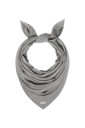 UPF 50+ Cooling Bandana for Men & Women - Thermoregulation, Moisture-Wicking, Sun Protection Bandana Neck Wraps - color: Gray