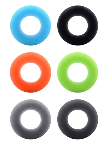 Smooth Grip Ring, Silicone Grip Ring, Adjustable Finger Exerciser, Suitable For Finger Exercise & Hand Strength Training - color: Green
