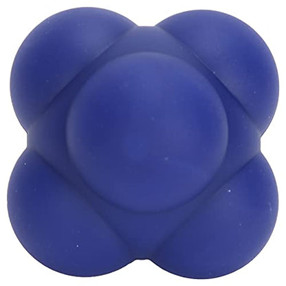 Reflex Training Ball, Massage Roller Ball Eye Coordination Speed Body Rolling with Six Hemispheres for Enhancing Your Hand‑Eye Coordination(Cobalt Blue)