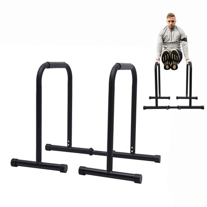 Dip Bar, Adjustable Parallel Bars for Home Workout, Dip Station with 440lbs Loading Capacity, Heavy Duty Parallel Bars Workout Equipment for Calisthenics, Strength Training