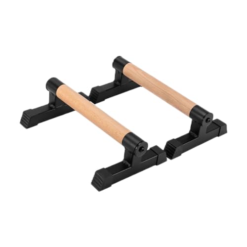 Wood Push up Bars Parallettes Bars Higher Quality Calisthenics Equipment Perfect, Pushup Bar and Handstand Push up Handles for Calisthenics, Fitness, Gymnastics, Aerobics Support 620 Lbs