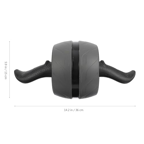 Mikinona Ab Roller Wheel Fitness Roller Wheel for Abdominal Training, Automatic Rebound, Sturdy Abs Material, Home Gym Exercise Equipment for Men and Women Core Workout