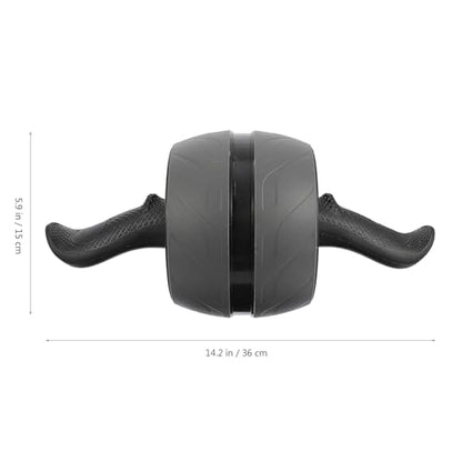 Mikinona Ab Roller Wheel Fitness Roller Wheel for Abdominal Training, Automatic Rebound, Sturdy Abs Material, Home Gym Exercise Equipment for Men and Women Core Workout