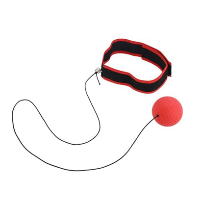 Boxing Reflex Ball, Boxing Training Ball with Adjustable Headbands Speed Trainer Workout Equipment for Reaction Punching Speed - size: E305-H01