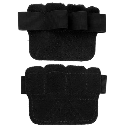 Pull up Grips Weight Lifting Gloves 2pcs Fingerless Gym Hand Grips Palm Protectors for Men and Women Fitness Training
