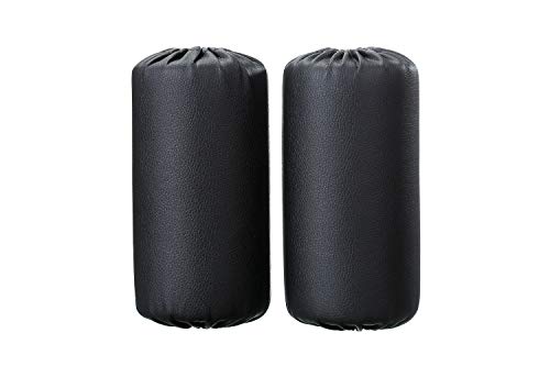 Foam Foot Pads Rollers Set of a Pair (7"x3.5"x20mm) for Home Gym Exercise Machines Equipments Replacements with 1 Inch Rod