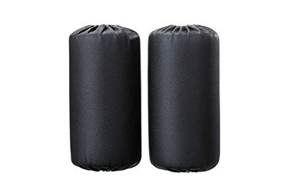 Foam Foot Pads Rollers Set of a Pair (7"x3.5"x20mm) for Home Gym Exercise Machines Equipments Replacements with 1 Inch Rod