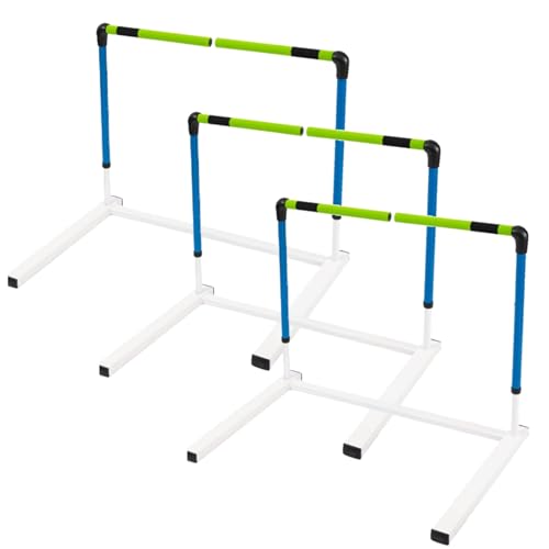 Adjustable Hurdles, Speed and Agility Training Equipment, Disconnecting Track Hurdles, Universal Soft Sponge Poles, Safe and Non-injurious, for Soccer, Basketball, Football(3 pcs) - color: 3 Pcs
