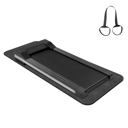 Treadmill Walking Pad Mat for Carpet Floors,29.5x70.8"Foldable Treadmill Mat for Hardwood Floors,Non-Slip Exercise Equipment Mat for Under Exercise Bike,Walking Pad & Elliptical,Noise Shock Absorption - size: 29.5" × 70.8"