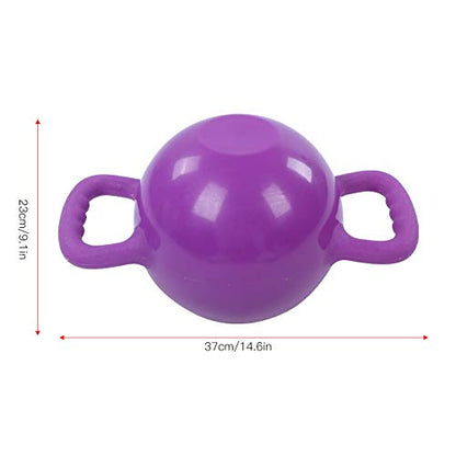 Water Filled Kettlebells, Adjustable Fitness Kettlebells for Home Workout, 1.2-12lb Water Adjustable Weight with Non - Slip Handle for Yoga Pilates Strength Training - color: Violet