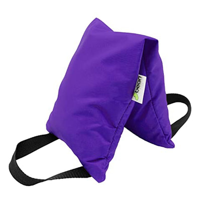 Yoga Sand Bags for Working Out - Reinforced Nylon Fabric Exercise Weight Bag with Double Handles for Secure Grip - Weighted Fitness Equipment for Yoga, Pilates & Training - Made in USA, 10 lbs