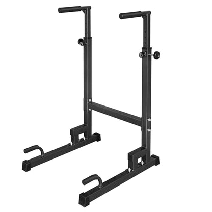 Dip Stand parallel bars, 550 lb capacity heavy-duty dip bar push-ups with foam handles for home or gym fitness exercises