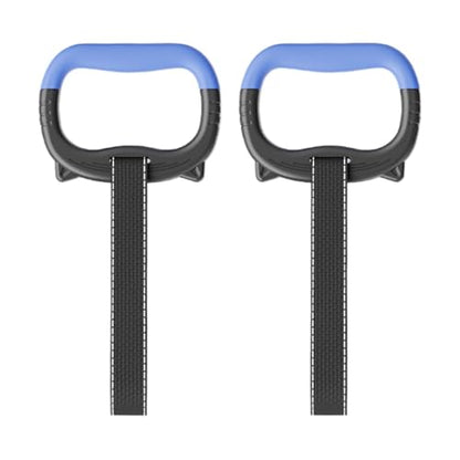 Gym Rings - 440 lbs Adjustable Pull-Up Bar Attachments | Pull up Rings - for Kids Obstacle Course Playground Backyard Home Indoor Outdoor Calisthenics Training Exercise