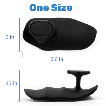 2nd Gen Enlarged Anti-Slip Workout Grips - Ergonomic Rubber Hand Protector Gloves, Workout Grips for Weight Lifting, Rubber Fingerless Gym Gloves for Pull-Ups, Gym Training and Exercise