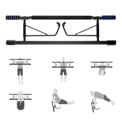 Portable Pull Up Bar for Doorway, Multifunctional Strength Training Chin Up Bar for Home Gym, No Drilling Installation
