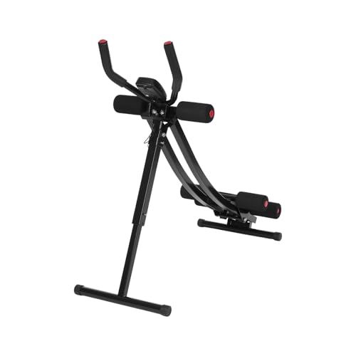 Ab Machine for Abs Workout, Foldable Abdominal Trainer Machine - color: Heavy Duty Pro