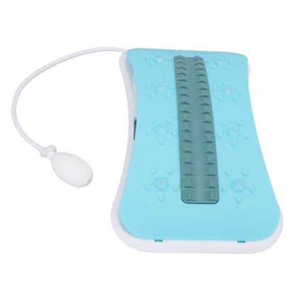 RiToEasysports Portable Back Stretcher, Ergonomic Lumbar Traction with Adjustable Arch, Lumbar Support Device for Home Gym Office Travel Use