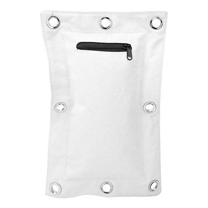Wing Chun Wall Canvas Punch Empty Sand Bag with for Muay Thai, Heavy Canvas Material, Light Beige