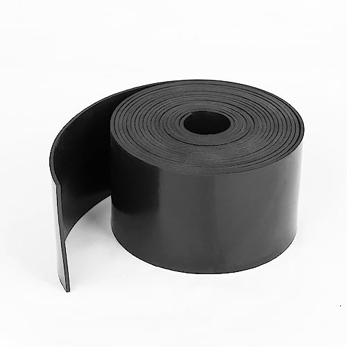 WochiTV Solid Rubber Strips Rolls, 2" Wide x 1/16" Thick x 120" Long Neoprene Rubber Sheets Perfect for DIY Gasket Material, Sealing, Liner, Shield, Padding, Mat - size: 2" W x 120" L, style: 1/16(.062") Thick