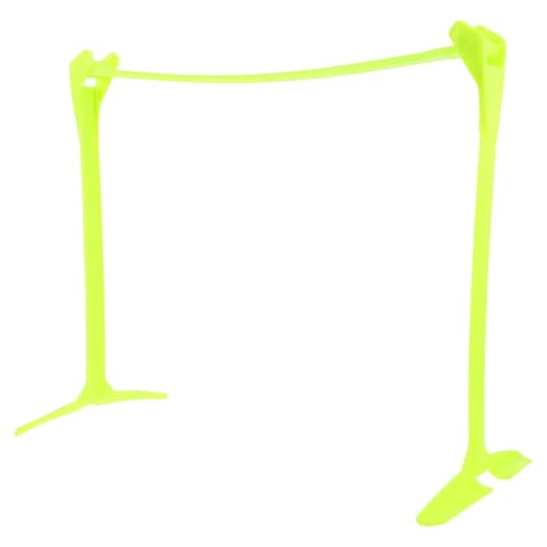 Adjustable Soccer Training Hurdles, Foldable Plastic Speed Hurdles for Agility and Football Practice, Green Multipurpose Athletic Training Equipment