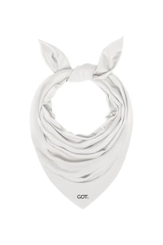 UPF 50+ Cooling Bandana for Men & Women - Thermoregulation, Moisture-Wicking, Sun Protection Bandana Neck Wraps - color: White