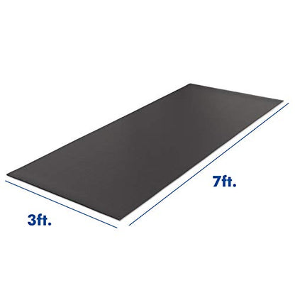 Xterra Floor Mat — Heavy Duty, Thick 6mm PVC, Nonslip, Textured Fitness Equipment Floor Protector for Treadmill or Bike - style: Treadmill Mat