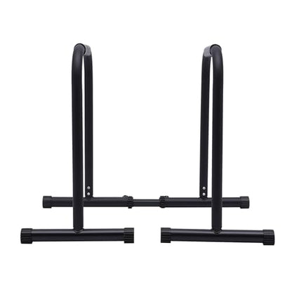 Dip Bar, 2 Gears Adjustment Parallel Bars for Home Workout, steel pipe Dip Station with (400 LBS) Loading Capacity(Black)
