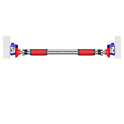 Wall Mounted Pull Up Bar for Home, Heavy Duty Steel Horizontal Bar for Pull-Up Training, Non-Slip Grip, Adjustable Width 93-126CM, Holds up to 250kg
