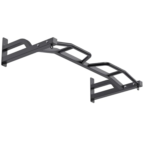 Kipika 48" Ceiling Mounted Pull Up Bar, Heavy Duty Multi-Grip Chin Up Bar,Mounted Pullup Bar, Adjustable Height, Pull Up Bands for Chin Ups & Body Stretching, Ideal for Home Gym and Strength Training - color: 48" Wall Mounted Pull Up Bar