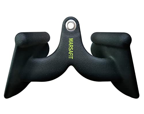 Home Gym Fitness Rowing T-bar V-bar Pulley Cable Machine Attachment, Bicep Curl Tricep LAT pulldown Bar Back Strength Training Handle Grips LAT Pull Down Bar for Seat Row Workout - style: BTBAR 1901